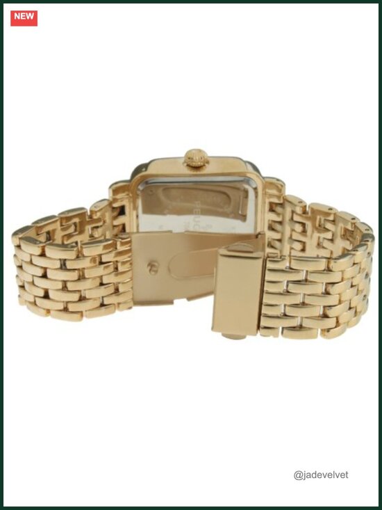 Women\'s Rectangle Crystal Bezel Roman Numeral Bracelet Watch main image 4